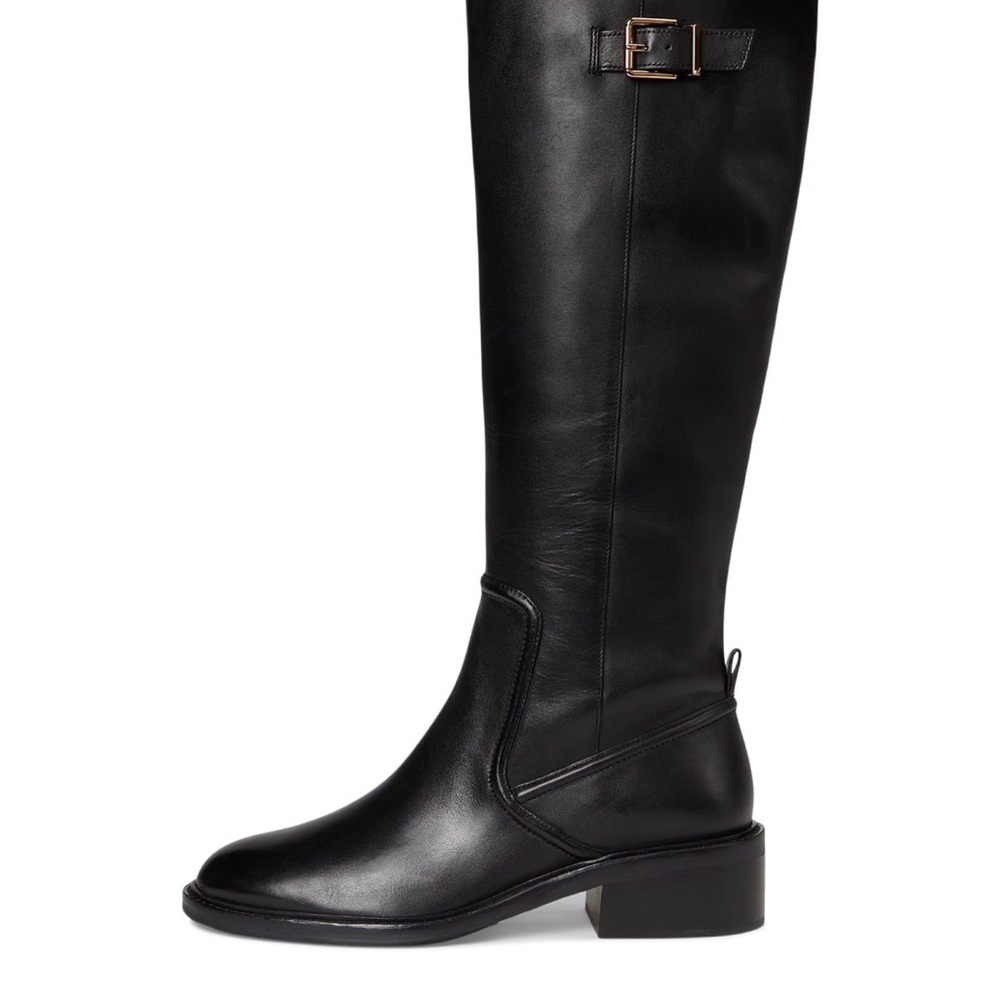 Cole Haan Silvana Tall Riding Boots – Black Leather, NIB, Multiple Sizes Avail - Picture 3 of 8